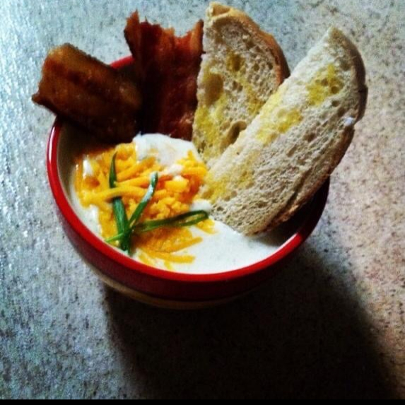 Loaded baked potato soup