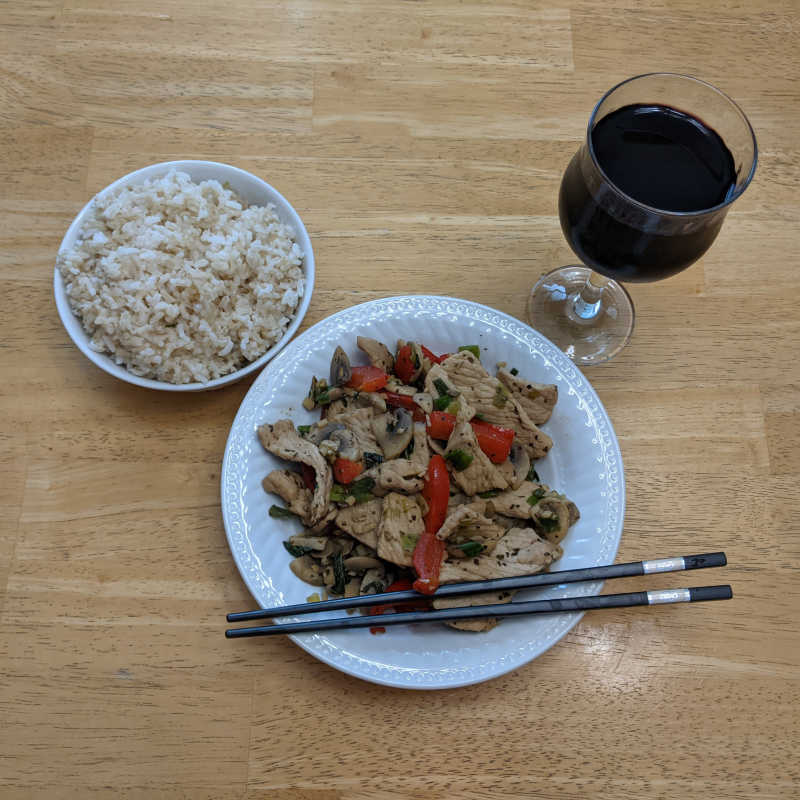 Stir-fried Pork with Mushrooms